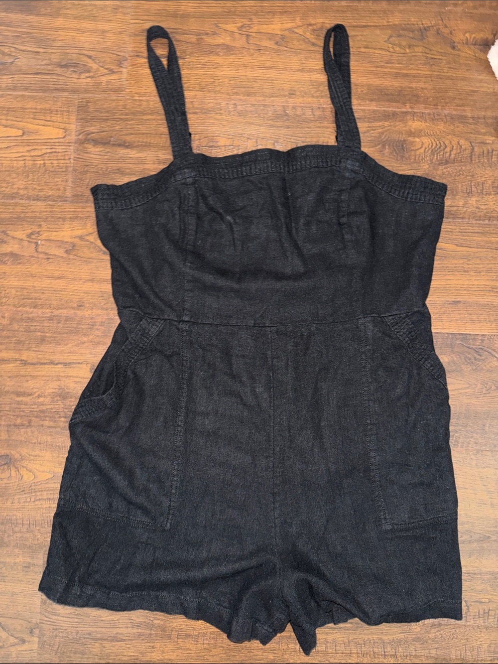 Old Navy Linen Blend Utility Romper